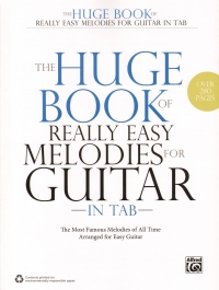 Huge Book Of Really Easy Melodies For Guitar Tab Sheet Music Songbook
