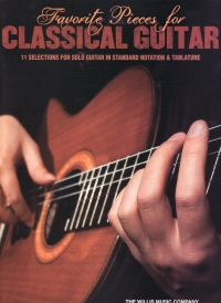 Favorite Pieces For Classical Guitar Tab Sheet Music Songbook