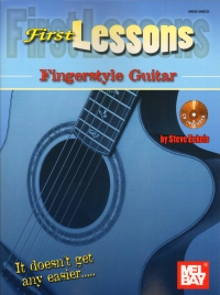 First Lessons Fingerstyle Guitar Eckels Book & Cd Sheet Music Songbook