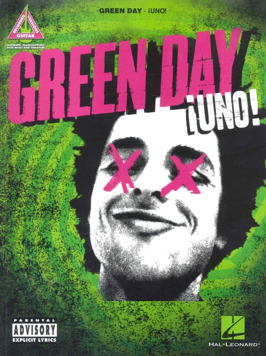 Green Day Uno Guitar Tab Sheet Music Songbook