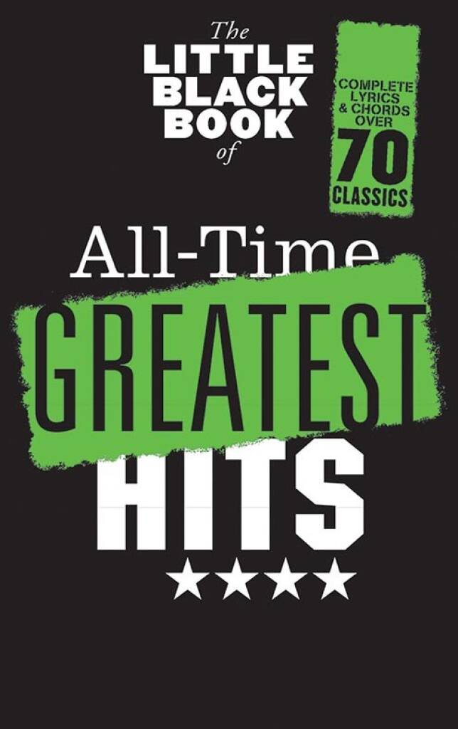 Little Black Book Of All Time Greatest Hits Sheet Music Songbook