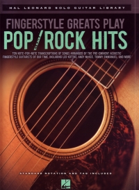 Fingerstyle Greats Play Pop Rock Hits Guitar Sheet Music Songbook