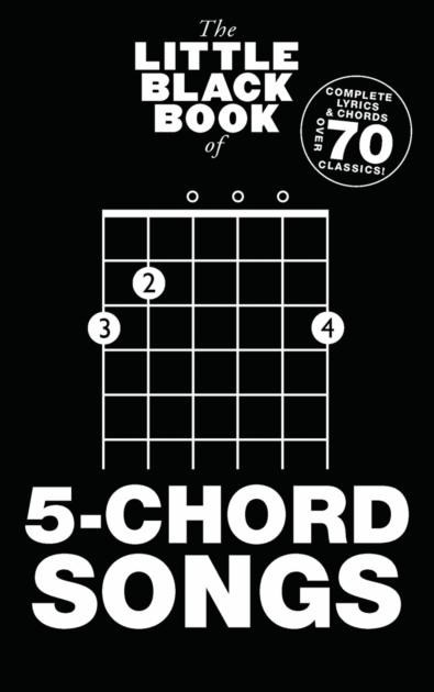 Little Black Book Of 5 Chord Songs Guitar Sheet Music Songbook