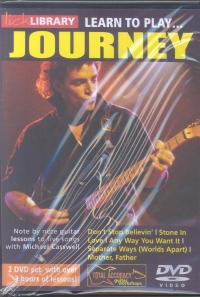 Journey Learn To Play Lick Library Dvd Sheet Music Songbook