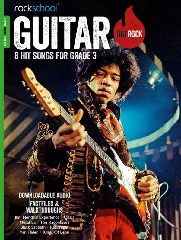 Rockschool Guitar Hot Rock Grade 3 + Online Sheet Music Songbook