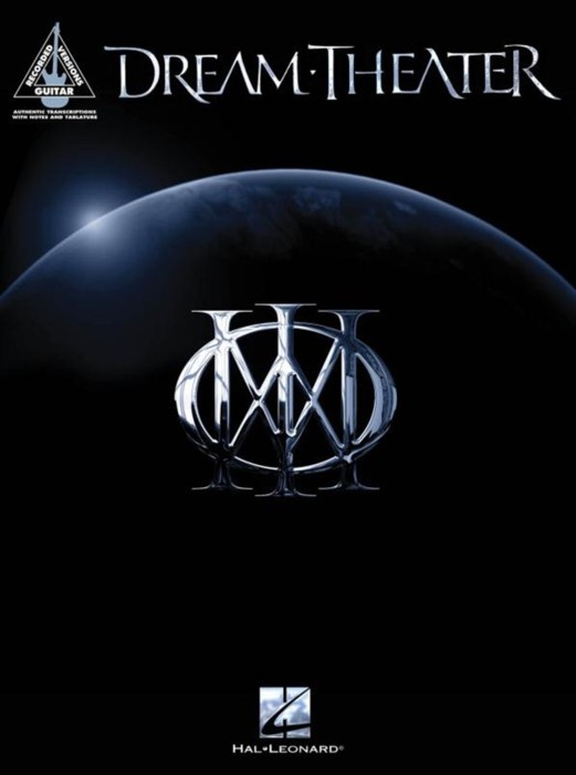 Dream Theater Guitar Recorded Versions Tab Sheet Music Songbook