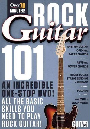 Rock Guitar 101 Andy Aledort Dvd Sheet Music Songbook