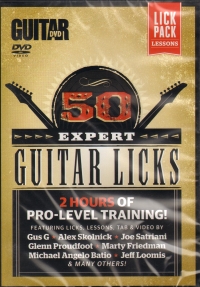 50 Expert Guitar Licks Dvd Sheet Music Songbook