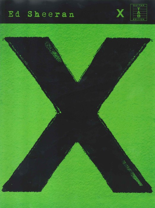 Ed Sheeran X Guitar Tab Sheet Music Songbook