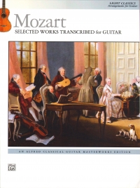 Light Classics Mozart Selected Works Guitar Sheet Music Songbook