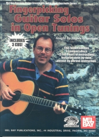 Fingerpicking Guitar Solos In Open Tunings Bk/3cds Sheet Music Songbook