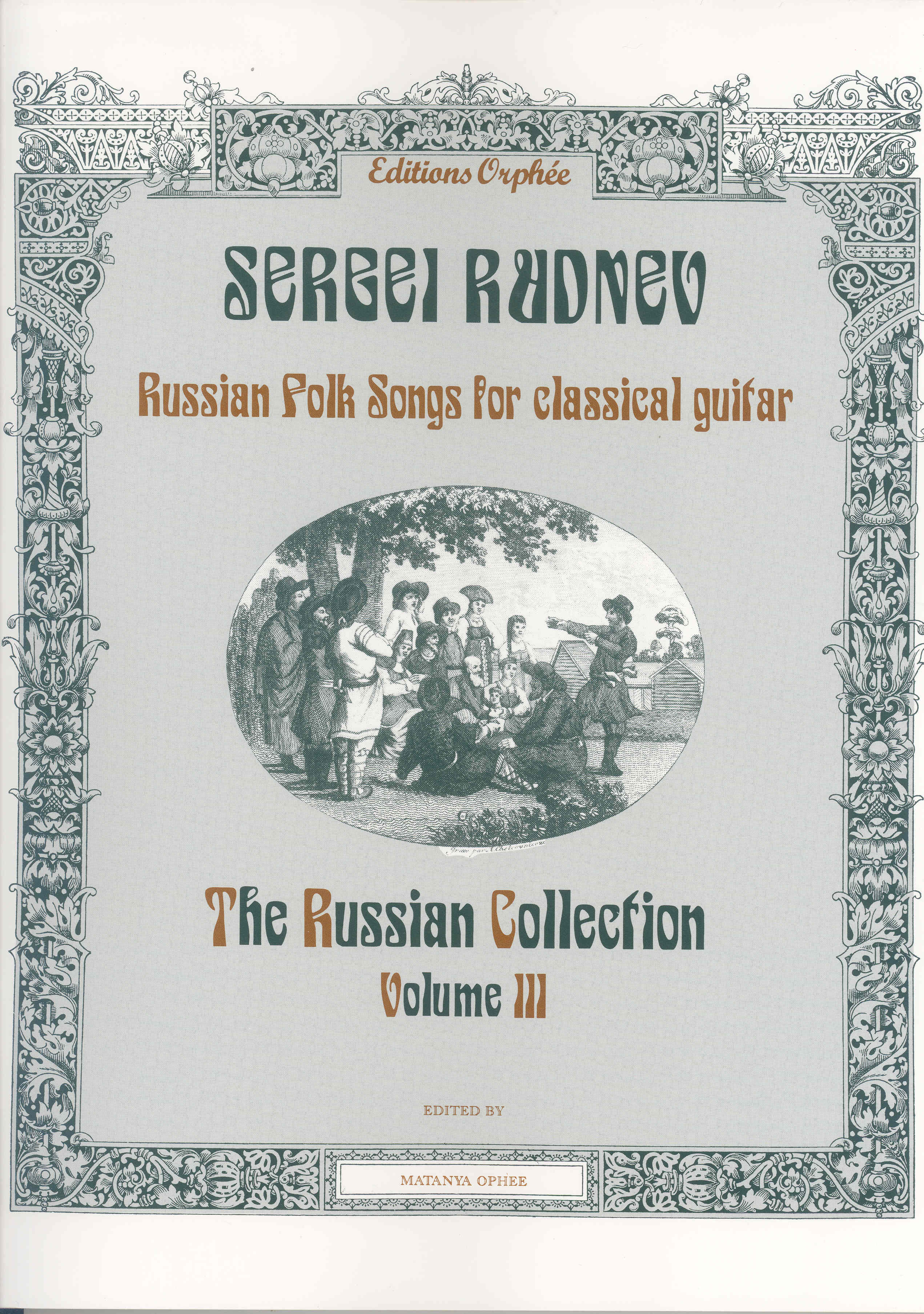Russian Collection Vol Iii Rudnev Guitar Sheet Music Songbook