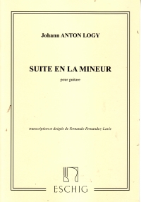 Logy Suite In A Minor Arr. Fernandez-lavie Guitar Sheet Music Songbook