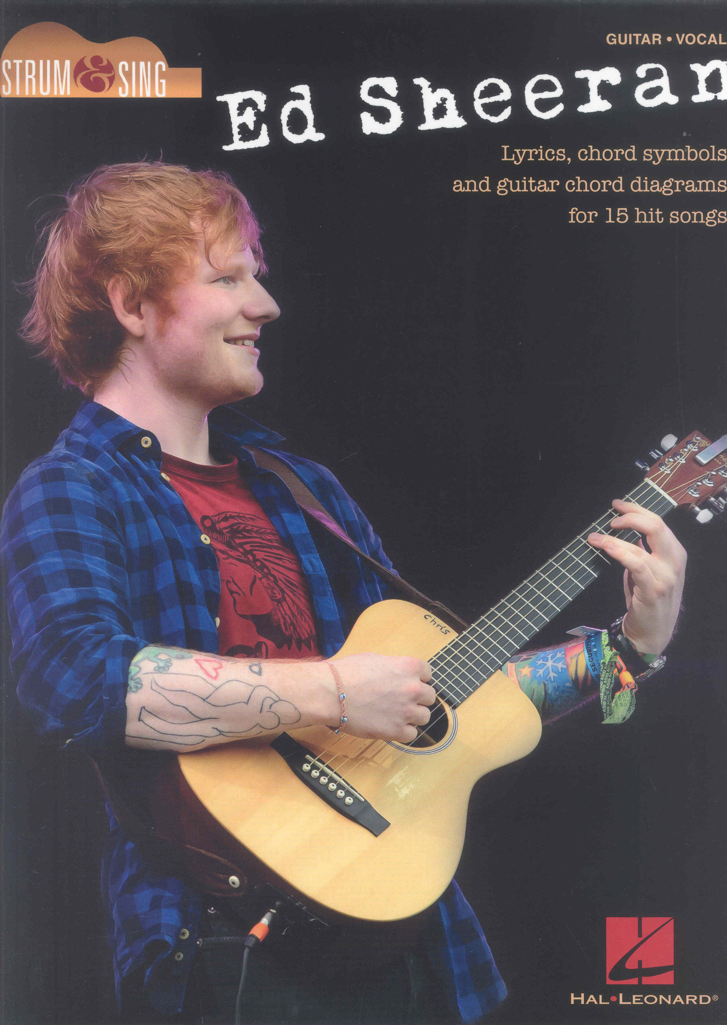 Ed Sheeran Strum & Sing Lyrics & Chords Sheet Music Songbook