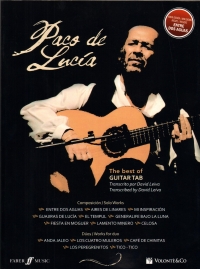 Paco De Lucia The Best Of Guitar Tab Leiva Sheet Music Songbook