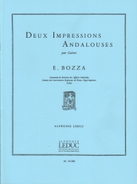 Bozza 2 Impressions Andalouses Guitar Solo Sheet Music Songbook