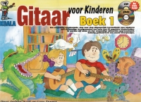 Gitaar Voor Kinderen Boek 1 (dutch) Bk Cd & Dvd Sheet Music Songbook