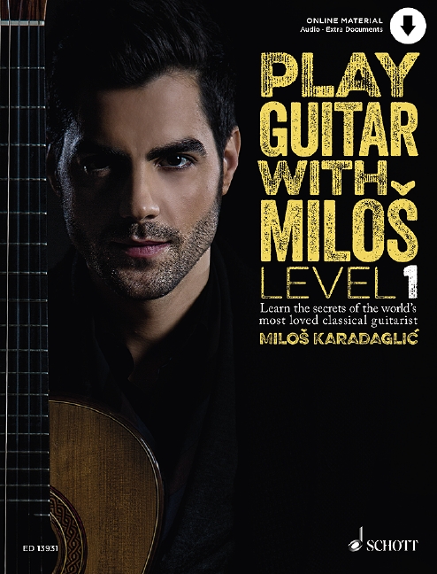 Play Guitar With Milos Level 1 Karadaglic + Online Sheet Music Songbook
