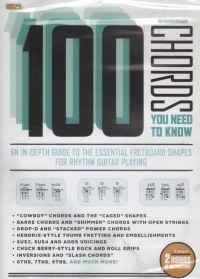Guitar World 100 Chords You Need To Know Brown Dvd Sheet Music Songbook