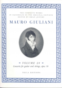 Giuliani Complete Works Vol 28 Concerto Op36 + Str Sheet Music Songbook