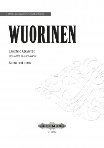 Wuorinen Electric Quartet Score & Parts Sheet Music Songbook