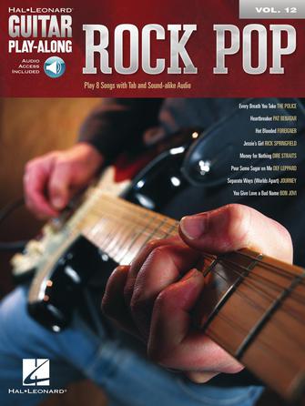 Rock Pop Guitar Book + Online Sheet Music Songbook