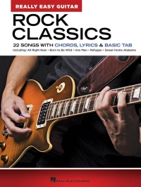Really Easy Guitar Rock Classics 22 Songs Book Onl Sheet Music Songbook