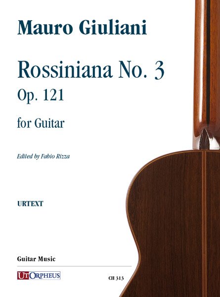Giuliani Rossiniana No 3 Op121 Guitar Sheet Music Songbook
