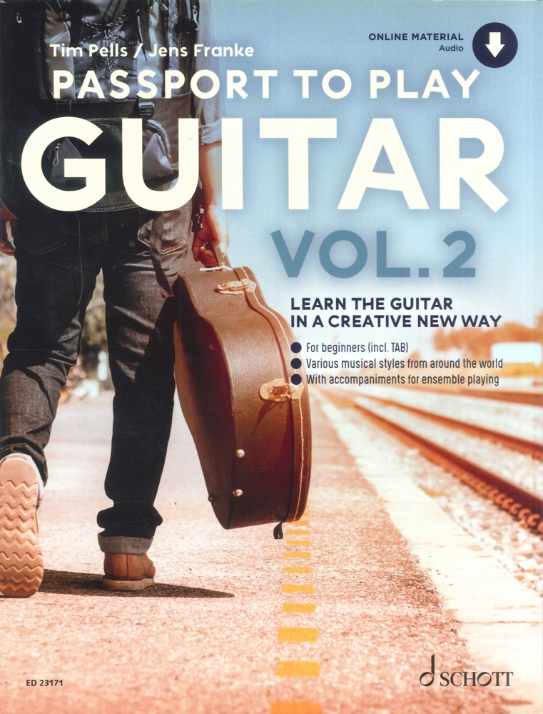 Passport To Play Guitar Vol 2 Book & Online Sheet Music Songbook