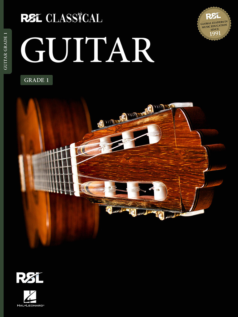 Rsl Classical Guitar 2022 Grade 1 Sheet Music Songbook