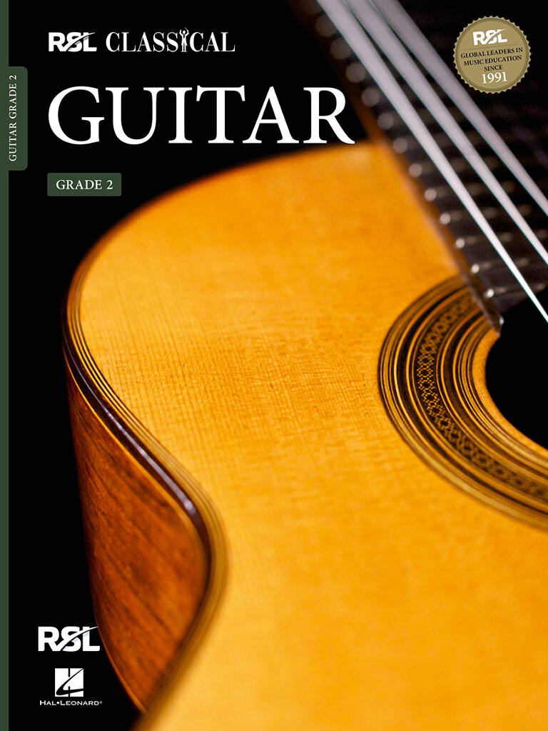 Rsl Classical Guitar 2022 Grade 2 Sheet Music Songbook