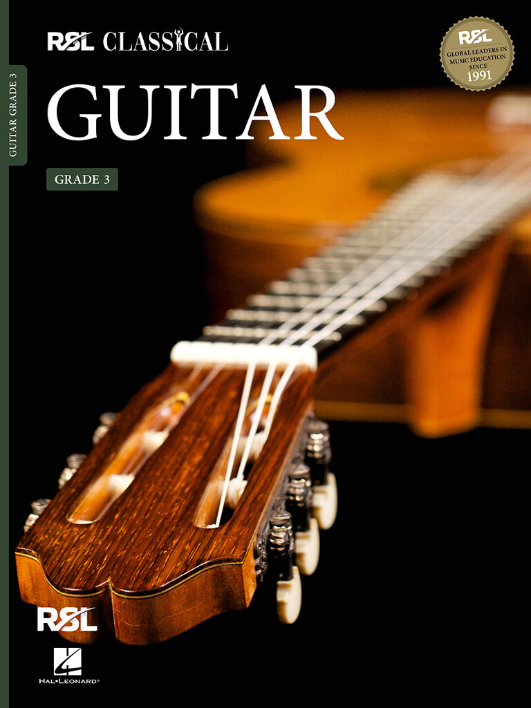 Rsl Classical Guitar 2022 Grade 3 Sheet Music Songbook