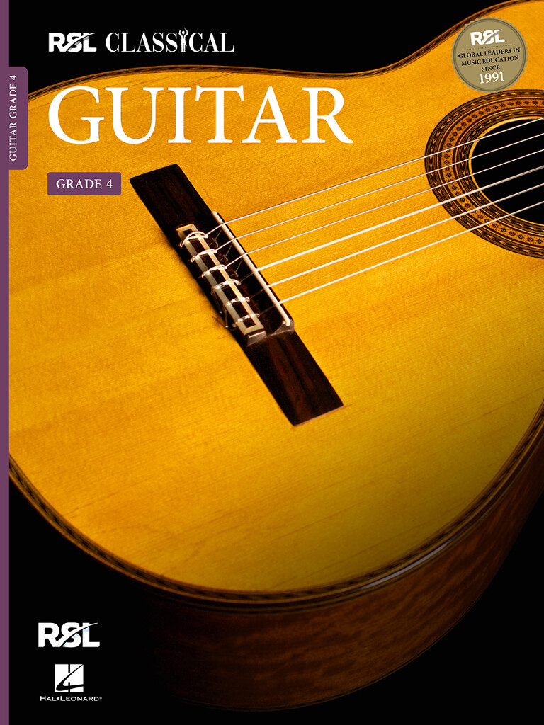 Rsl Classical Guitar 2022 Grade 4 Sheet Music Songbook