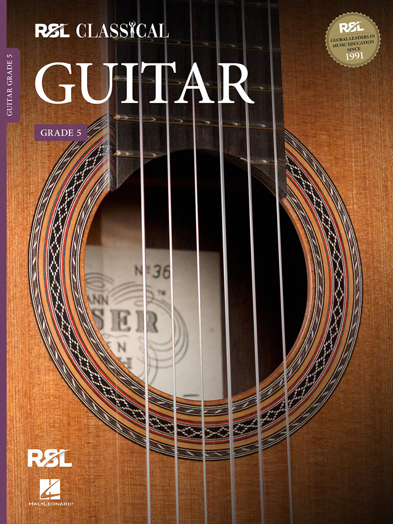 Rsl Classical Guitar 2022 Grade 5 Sheet Music Songbook