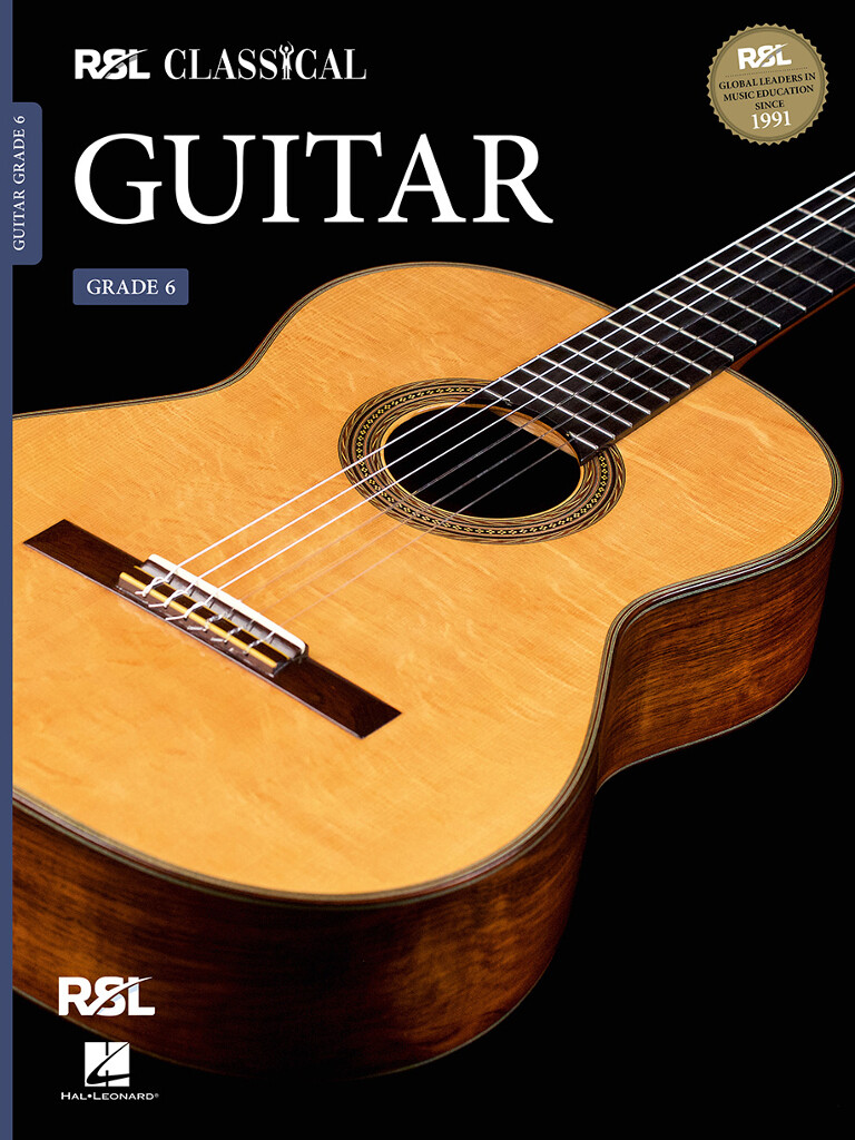 Rsl Classical Guitar 2022 Grade 6 Sheet Music Songbook