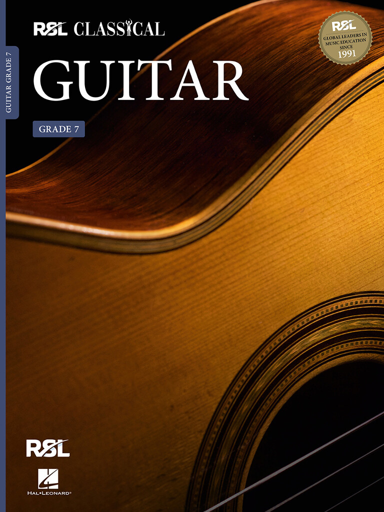 Rsl Classical Guitar 2022 Grade 7 Sheet Music Songbook