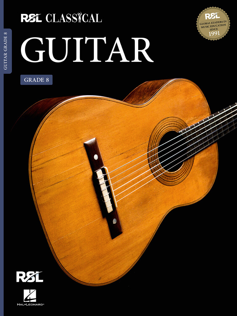 Rsl Classical Guitar 2022 Grade 8 Sheet Music Songbook