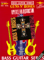 Guns N Roses Appetite For Destruction Bass Tab Sheet Music Songbook