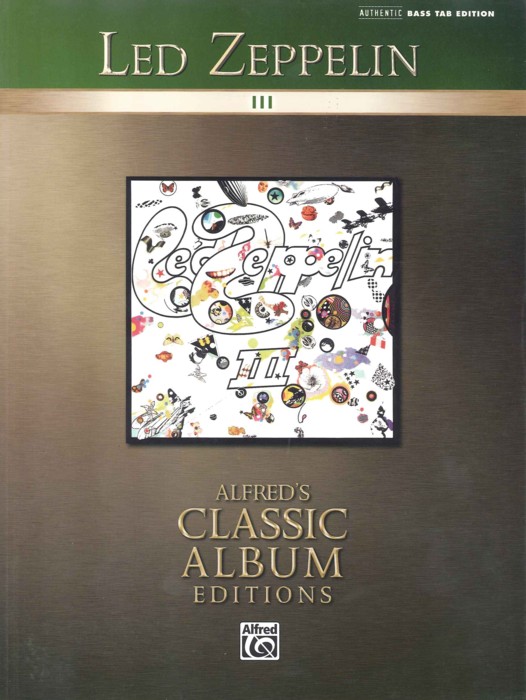 Led Zeppelin Iii Classic Album Bass Tab Sheet Music Songbook