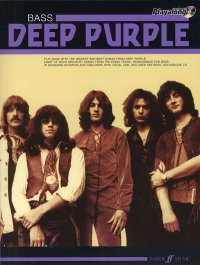 Deep Purple Bass Authentic Playalong Book/cd Sheet Music Songbook