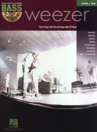 Bass Play Along 24 Weezer Book & Cd Sheet Music Songbook