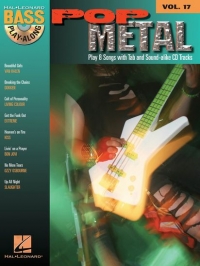 Bass Play Along 17 Pop Metal Book & Cd Sheet Music Songbook