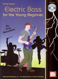 Electric Bass For The Young Beginner Book & Cd Sheet Music Songbook