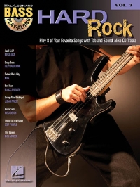 Bass Play Along 07 Hard Rock Book & Cd Sheet Music Songbook