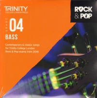 Trinity Rock & Pop 2018 Bass Grade 4 Cd Sheet Music Songbook