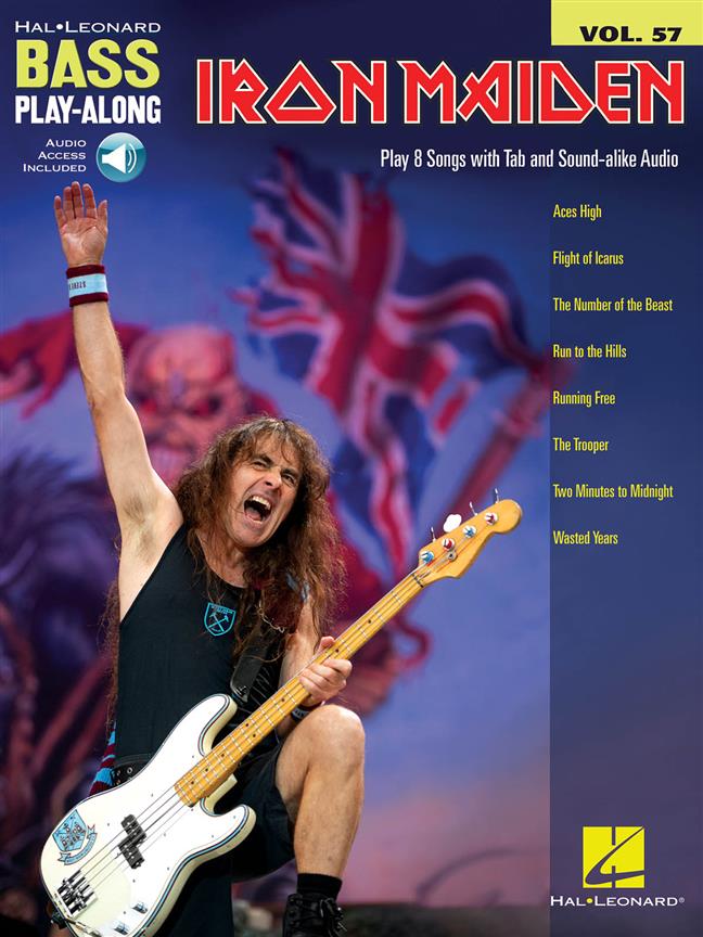 Bass Play Along 57 Iron Maiden Book + Online Sheet Music Songbook