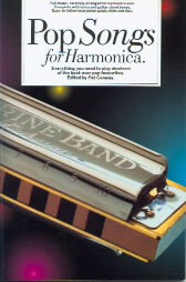 Pop Songs For Harmonica Book Only Sheet Music Songbook