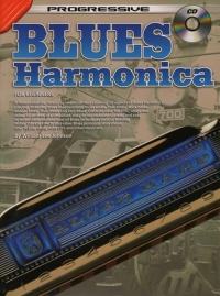 Progressive Blues Harmonica Book & Cd Sheet Music Songbook