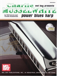 Power Blues Harp Musselwhite Book & Cd Harmonica Sheet Music Songbook