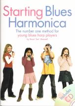 Starting Blues Harmonica Book & Cd Sheet Music Songbook